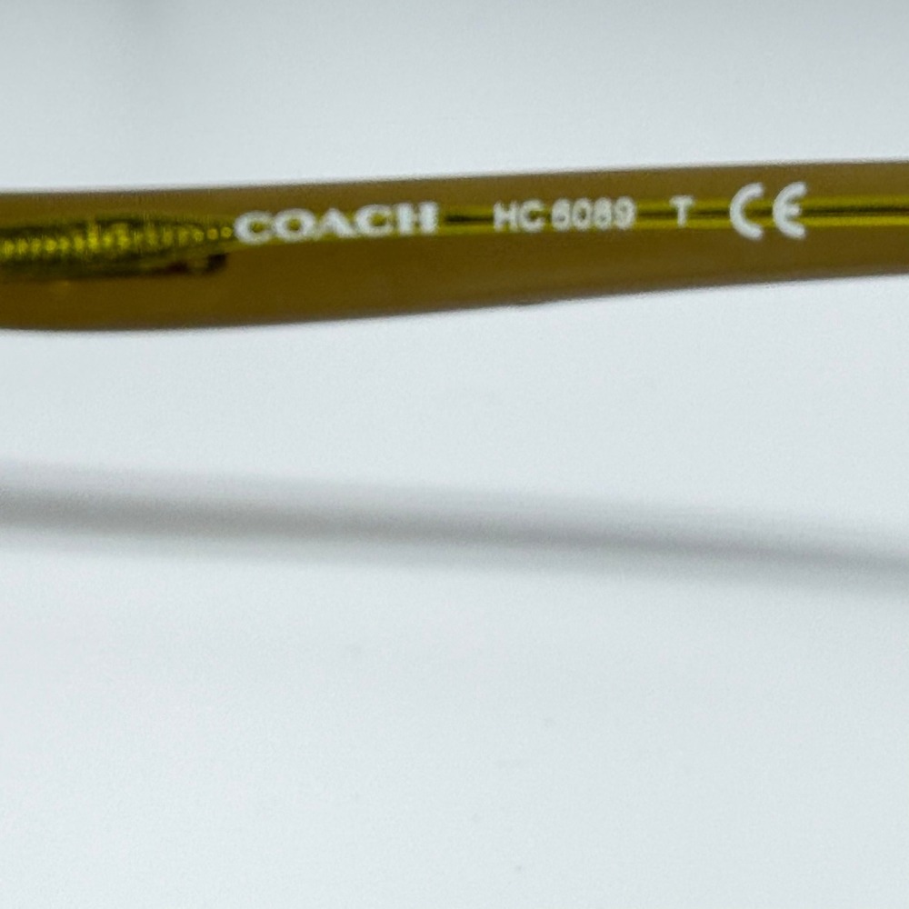 Coach HC6089 Eyeglasses Olive Brown Gradient Olive Green Frames 51-16-135 5400 - Picture 6 of 7